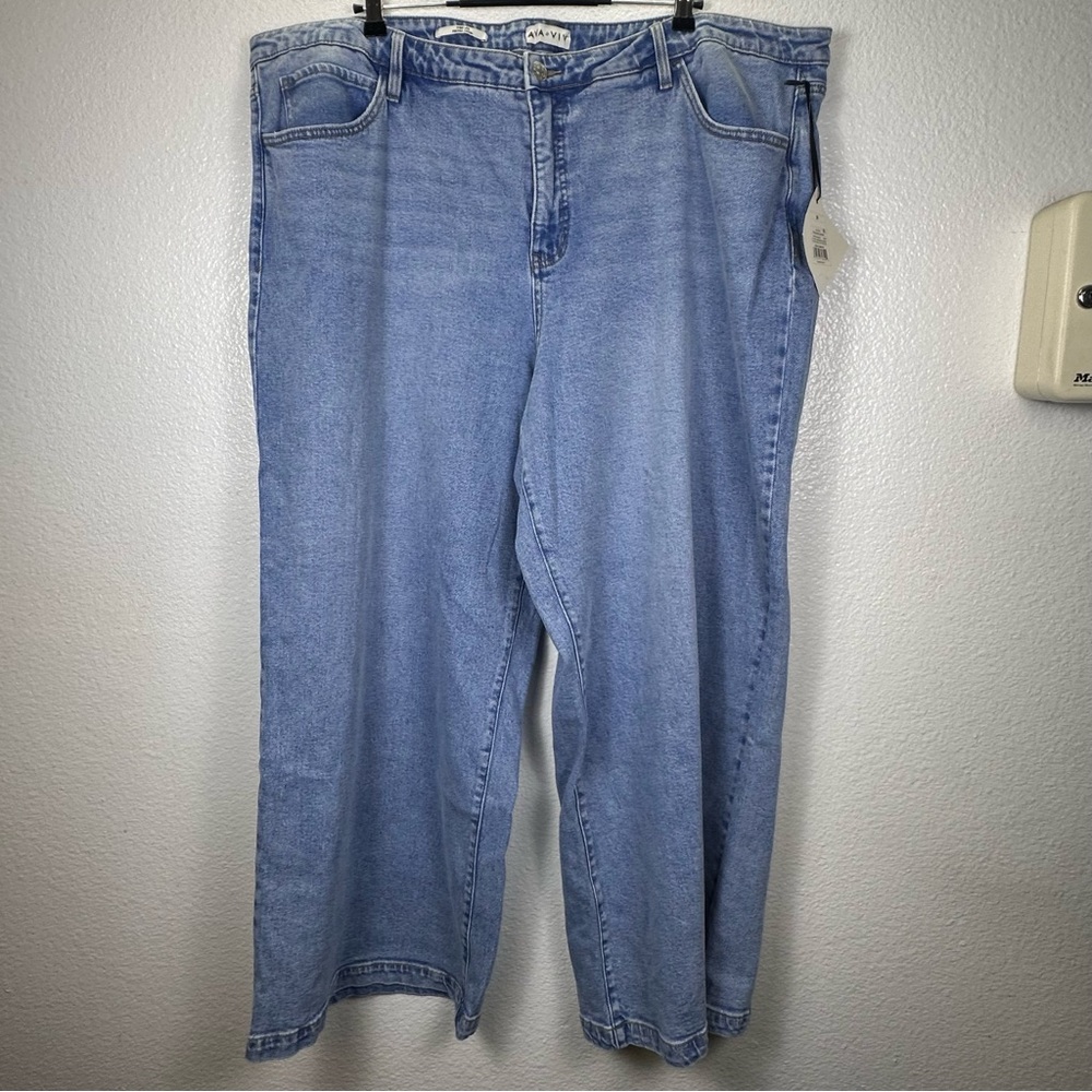 Ava‎ & Viv Light Blue Flare & Wide Leg Jeans